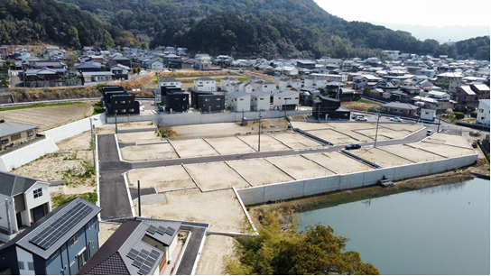 福津市宮司ヶ丘26区画宅地分譲地　完成