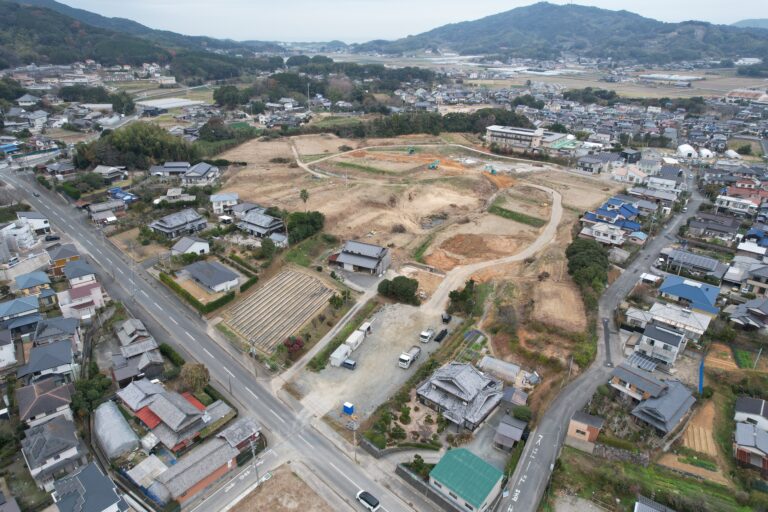 東部ファミリータウン 糸島市志摩師吉96区画 造成工事開始 東部興産コーポレートサイト 東部ファミリータウン 糸島市志摩師吉96区画 造成工事開始 東部興産コーポレートサイト